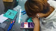 数字创意学院｜以刀传意.以印承学一一版画社"马踏丰年"主题活动助力学风建设