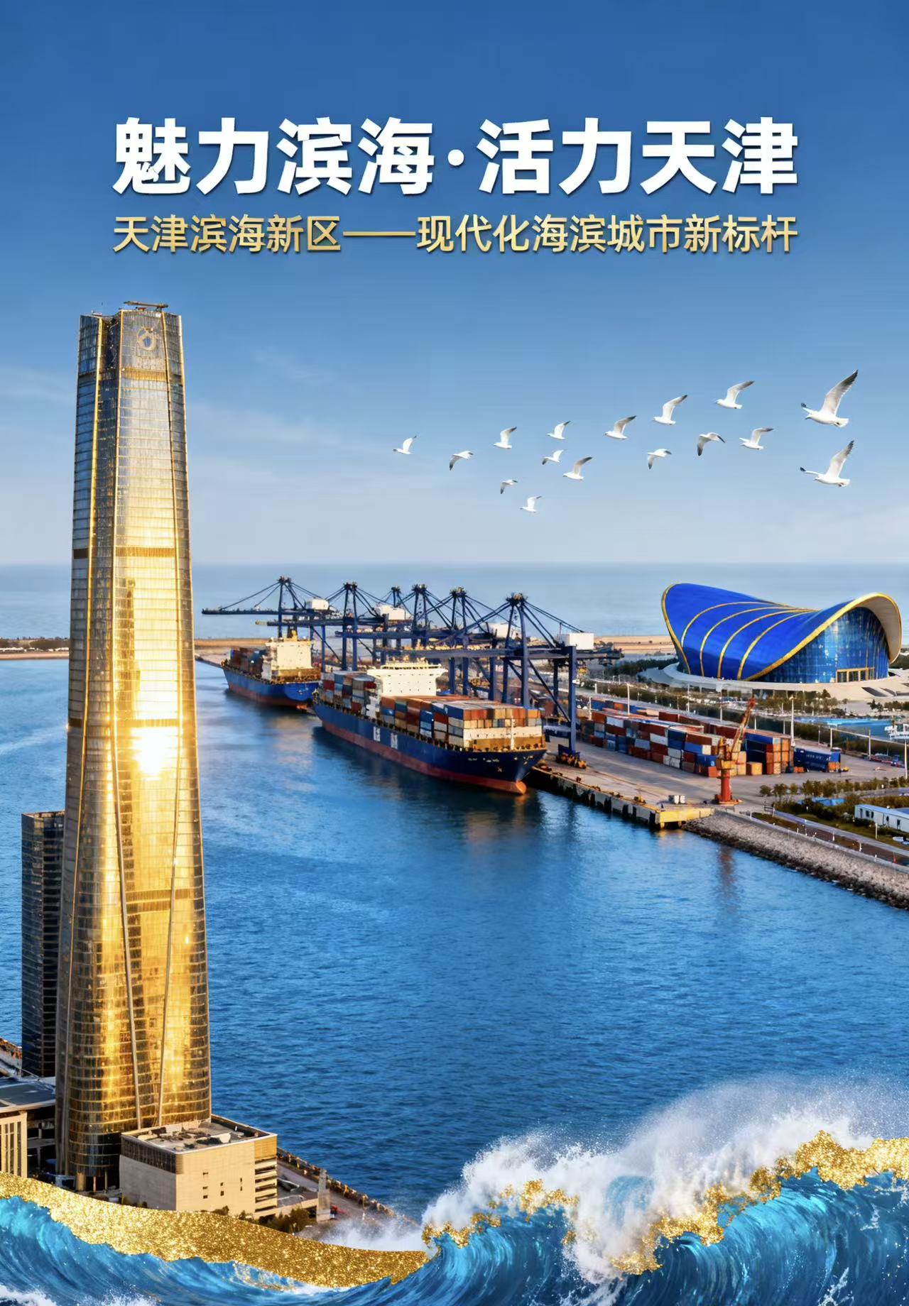 数字创意学院-王依嘉-《魅力滨海活力天津》